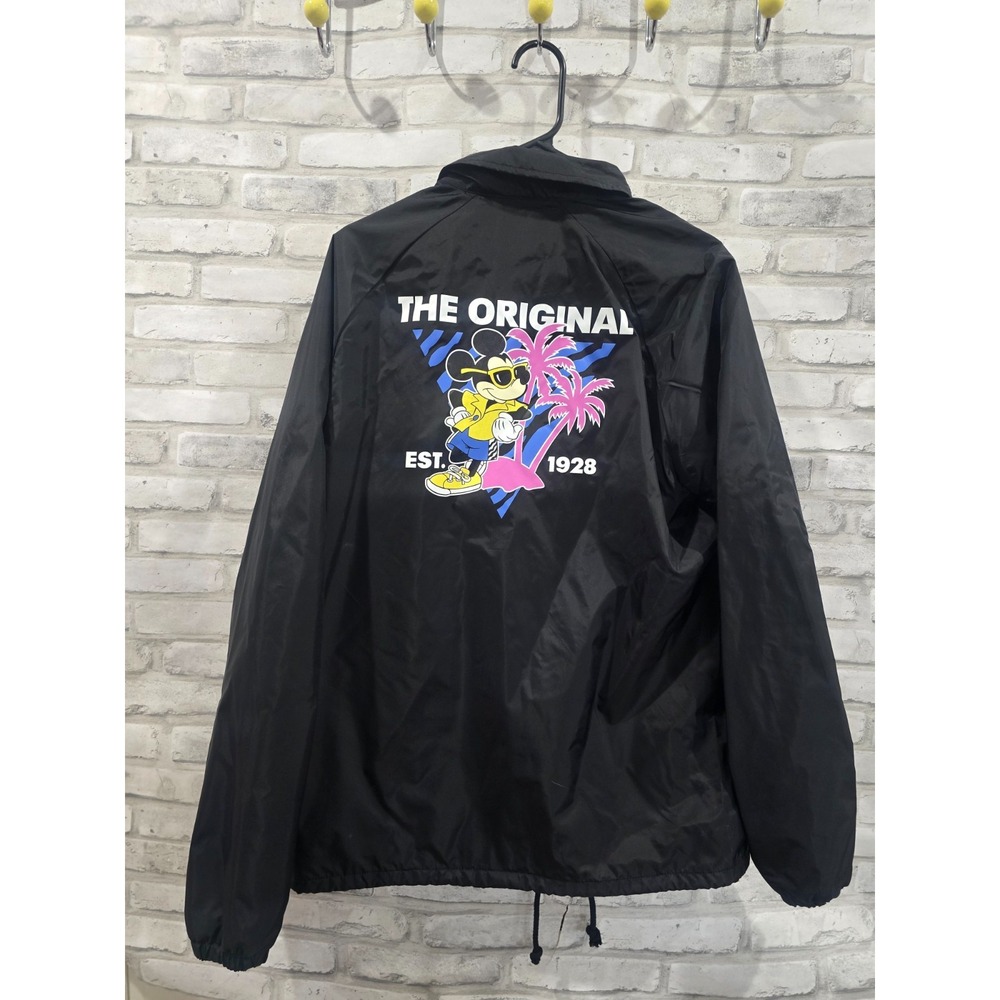 Vans Off The Wall Men's X Disney Mickey Mouse 80's Torrey Coach Jacket Size M‎